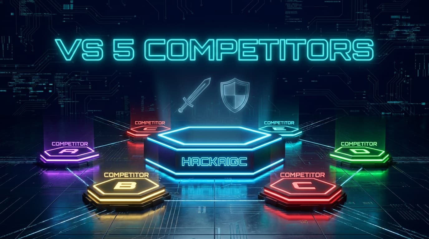 HackAIGC vs 5 Competitors: The 2026 Head-to-Head Uncensored AI Test